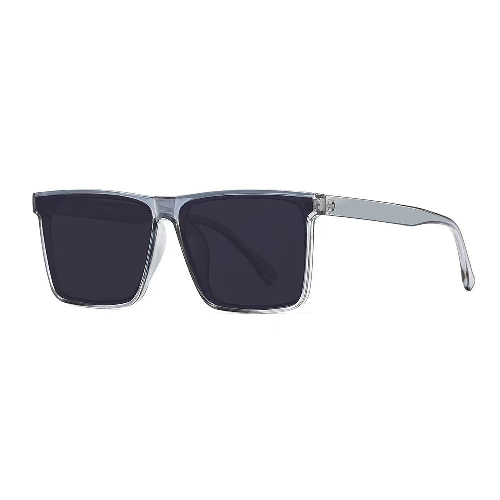 Wholesale Men' s square frame polarized UV protection sunglasses